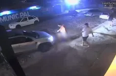 Polícia investiga vídeo de trio atropelando e espancando homem em Parnaíba
