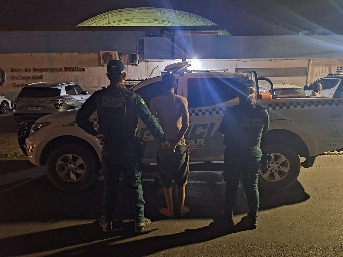 Polícia Militar prende homem suspeito de ameaçar a própria mãe em Jaicós