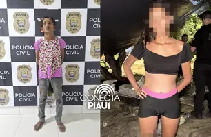 Polícia prende mulher e apreende adolescente com pedras de crack em Teresina (Foto: Reprodução)