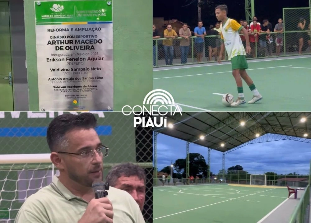 Prefeito de Morro do Chapéu entrega reforma do Ginásio Arthur Macedo