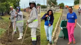 Prefeitura de Campo Maior homenageia trabalhadores pelo Dia do Gari (Foto: Reprodução)