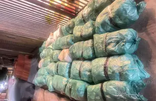 PRF atende acidente e encontra 320 kg de maconha em veículo no Piauí (Foto: Reprodução)