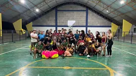 Quadrilha Filhos da Massa abre temporada com pré-junino em Castelo do Piauí (Foto: Reprodução)