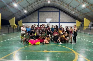 Quadrilha Filhos da Massa abre temporada com pré-junino em Castelo do Piauí (Foto: Reprodução)