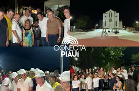 Rafael entrega estádio, asfaltamento e destaca novos investimentos em Água Branca (Foto: Conecta Piauí)