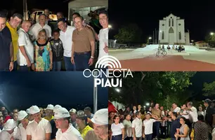 Rafael entrega estádio, asfaltamento e destaca novos investimentos em Água Branca (Foto: Conecta Piauí)