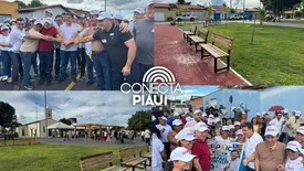 Rafael Fonteles entrega mais de 22 mil m² de asfalto em Hugo Napoleão (Foto: Conecta Piauí)
