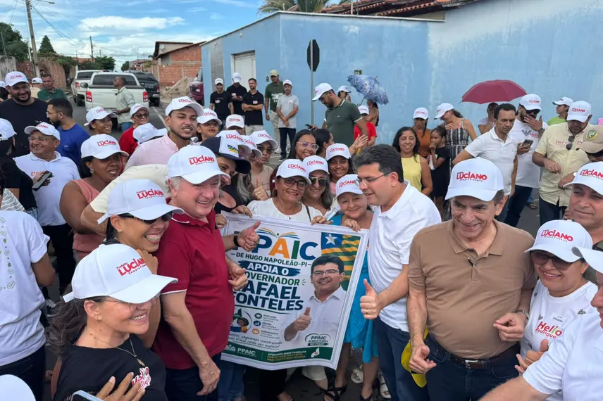 Rafael Fonteles entrega mais de 22 mil m² de asfalto em Hugo Napoleão