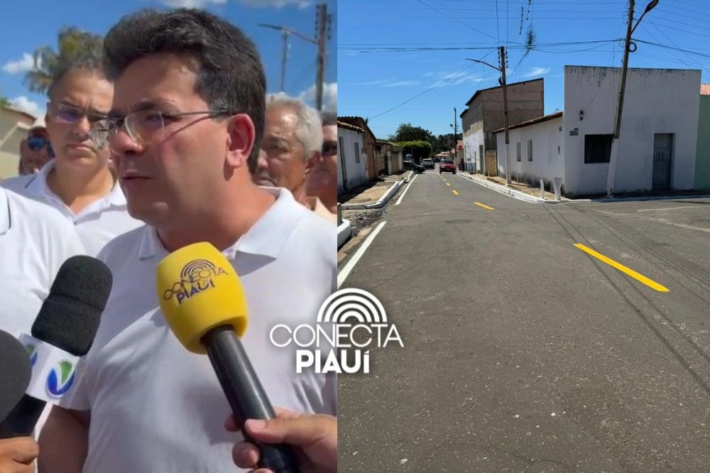 Rafael Fonteles entrega pavimentação e visita creche em Brejo do Piauí