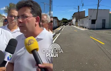 Rafael Fonteles entrega pavimentação e visita creche em Brejo do Piauí