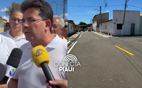 Rafael Fonteles entrega pavimentação e visita creche em Brejo do Piauí
