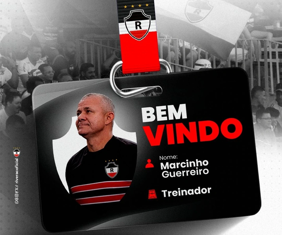 River confirma Marcinho Guerreiro como novo treinador para a Série B do Piauiense