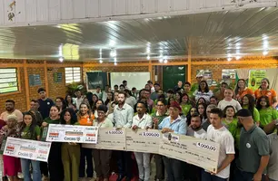 SAF premia jovens do Concurso Inova Cocais em São João do Arraial (Foto: Conecta Piauí)