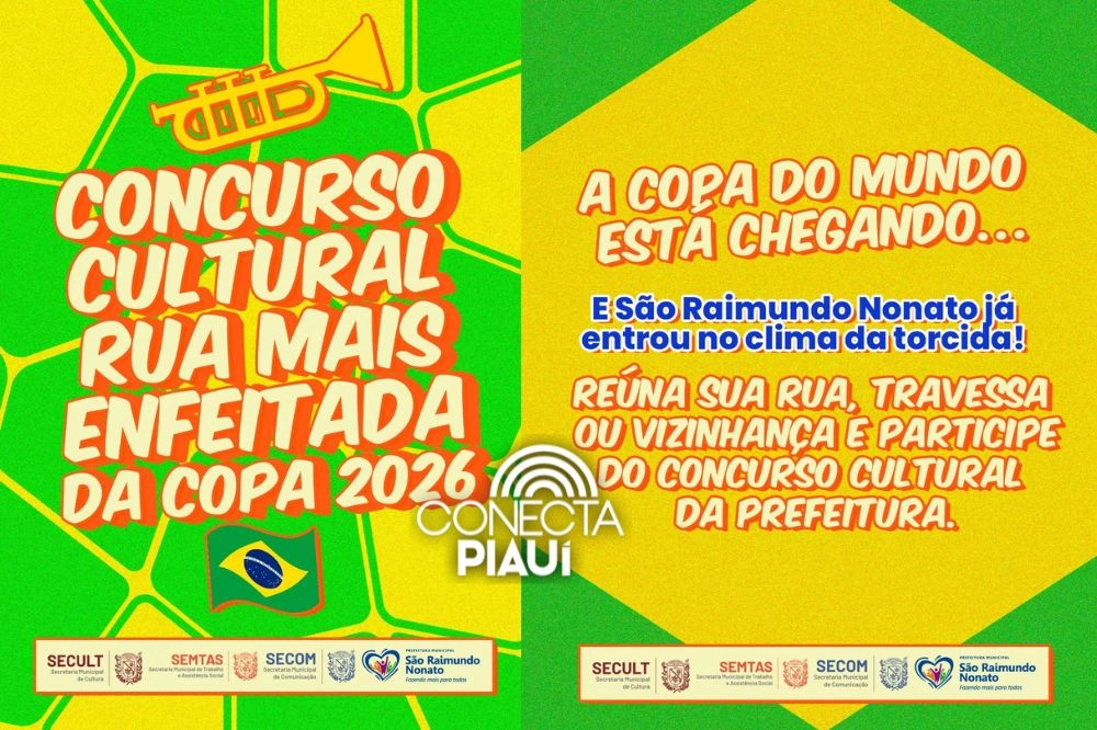 São Raimundo Nonato lança concurso ‘Rua Mais Enfeitada’ para a Copa