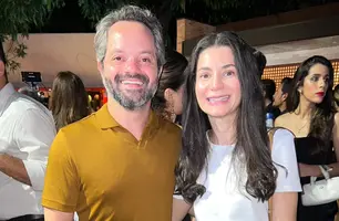 Secretário de Comunicação do Estado, Marcelo Nolleto e a esposa Rosyane Rocha (Foto: Instagram)