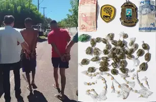 Segundo a Polícia Civil, foram apreendidas 37 trouxinhas de maconha, 33 trouxinhas de crack (Foto: Divulgação/Polícia Civil)