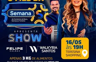 Semana S encerra programação com show de Walkyria Santos em Teresina (Foto: Reprodução)
