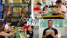 Shopping da Praça Pedro II lança central de trocas de figurinhas da Copa do Mundo (Foto: Conecta Piauí)