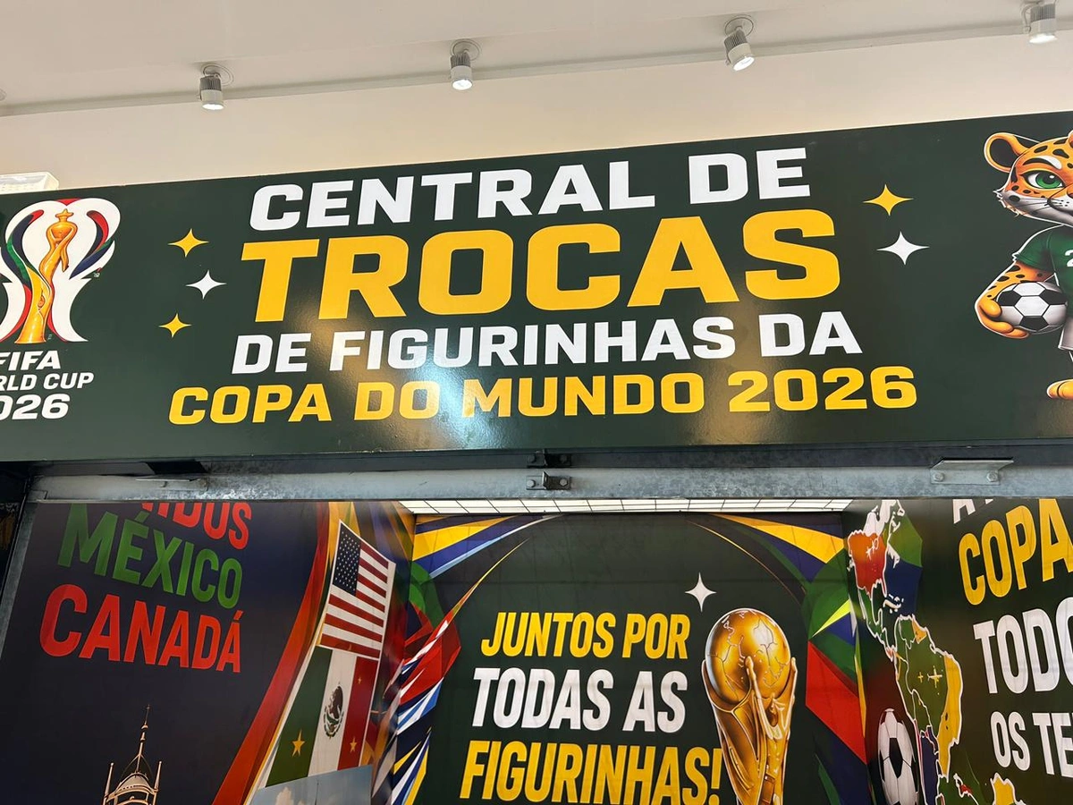 Shopping da Praça Pedro II lança central de trocas de figurinhas da Copa do Mundo