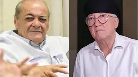 Silvio Mendes e Aurélio Melo (Foto: Reprodução)