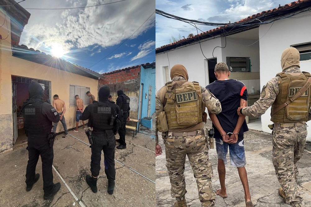 SSP cumpre mandados e prende casal por tráfico de drogas em Teresina