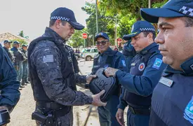 SSP entrega 160 pistolas Glock para reforçar PM no Sul do Piauí (Foto: Reprodução)