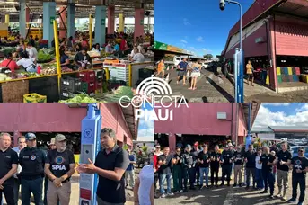 SSP-PI inaugura totem inteligente com botão do pânico na Nova Ceasa em Teresina