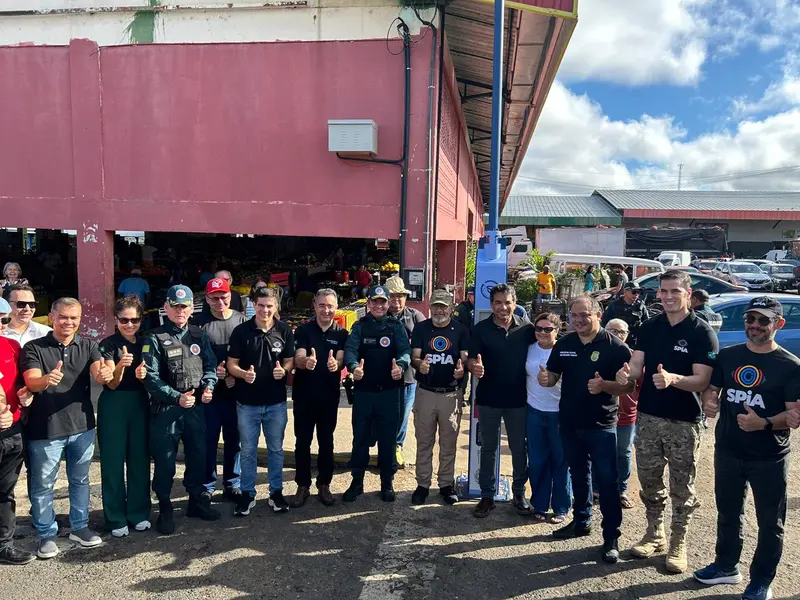SSP-PI inaugura totem inteligente com botão do pânico na Nova Ceasa em Teresina