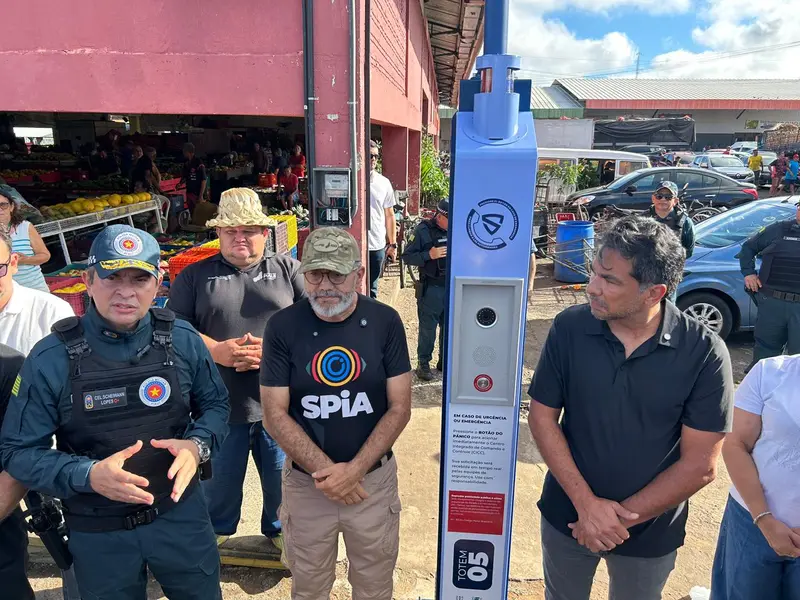 SSP-PI inaugura totem inteligente com botão do pânico na Nova Ceasa em Teresina
