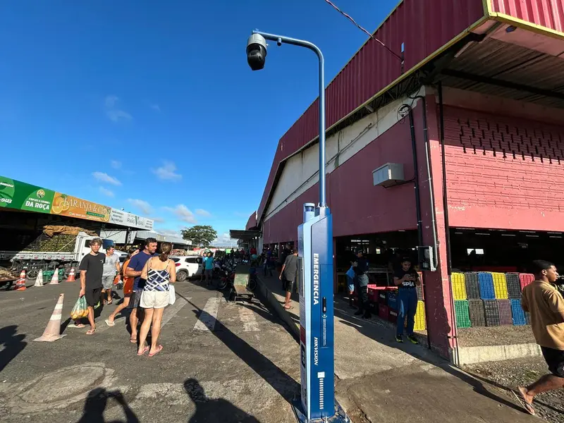 SSP-PI inaugura totem inteligente com botão do pânico na Nova Ceasa em Teresina