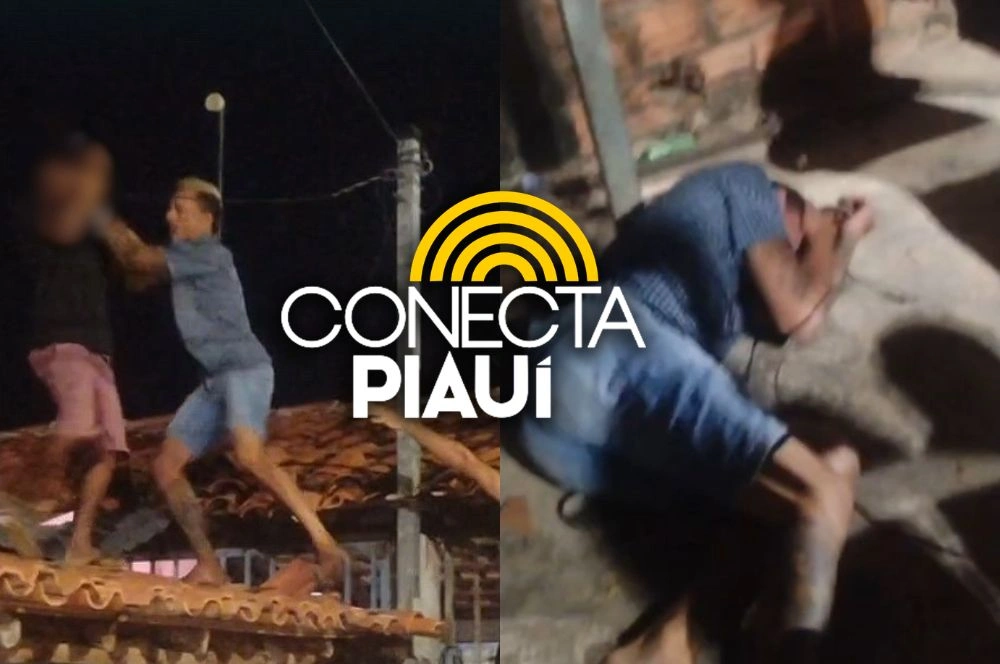 Suspeito de assaltos é agredido por moradores após fugir por telhados em Timon