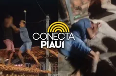 Suspeito de assaltos é agredido por moradores após fugir por telhados em Timon