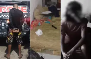 Suspeito de manter adolescente em cárcere privado é preso em Teresina (Foto: Reprodução/PMPI)