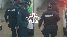 Suspeito é detido por furto em shopping na zona Leste de Teresina (Foto: Repórter 12)