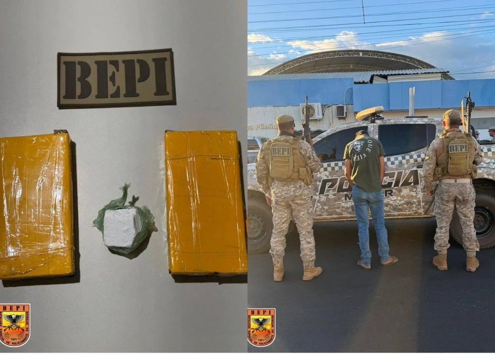 Suspeito é preso com tabletes de cocaína durante ação policial em Picos
