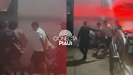 Suspeitos de assaltos são presos pela Força Tática na região do Grande Dirceu (Foto: Reprodução)