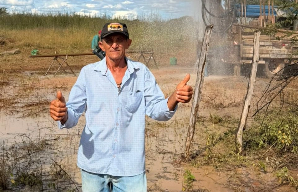 Sussuapara ganha novo poço e melhora abastecimento de água em Salinas