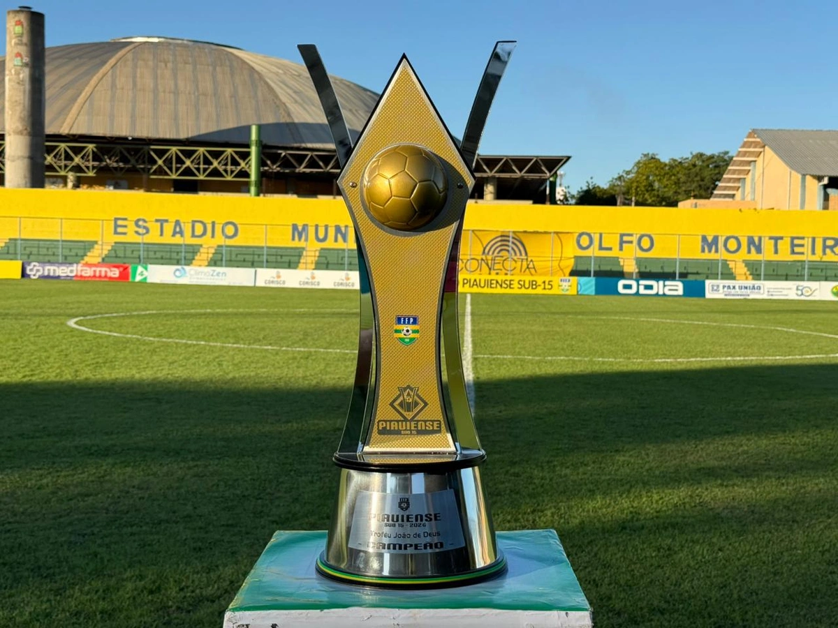 Troféu do Campeonato Piauiense Sub-15 2026