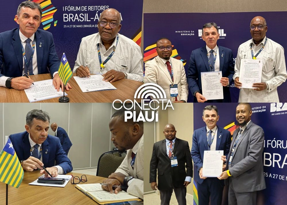 Uespi firma acordos com universidades africanas em fórum internacional