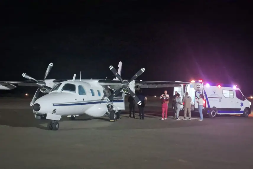 UTI aérea é acionada horas após inauguração de pista com balizamento noturno no PI