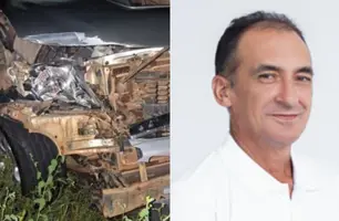 Vereador de Jatobá do Piauí colide com jumento na BR-343 e escapa sem ferimentos (Foto: Reprodução)