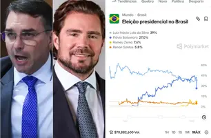 Vorcaro e Flávio (Foto: Reprodução)