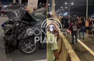Acidente entre oito veículos na BR-316 deixa dois motociclistas feridos (Foto: Reprodução)
