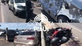 Acidente na Ponte Presidente Médici deixa feridos e mobiliza equipes de resgate (Foto: Reprodução)