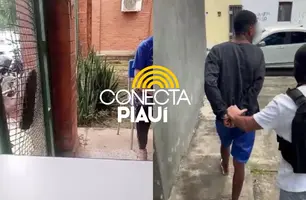 Adolescente é apreendido após ameaçar alunos e funcionários de escola em Teresina (Foto: Reprodução)