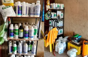Agência interdita e notifica empresa por venda irregular de agrotóxicos no Piauí (Foto: Reprodução)