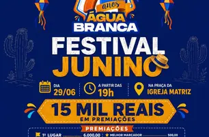Água Branca abre inscrições para Festival Junino 2026 com R$ 15 mil em prêmios (Foto: Reprodução)