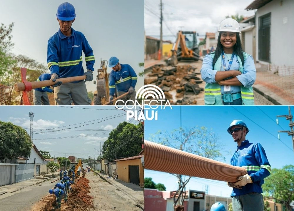 Águas de Teresina implanta 33 quilômetros de novas redes de esgoto em seis meses