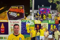 Alto Longá reúne torcida em praça pública e abre clima para Festival de Folguedos