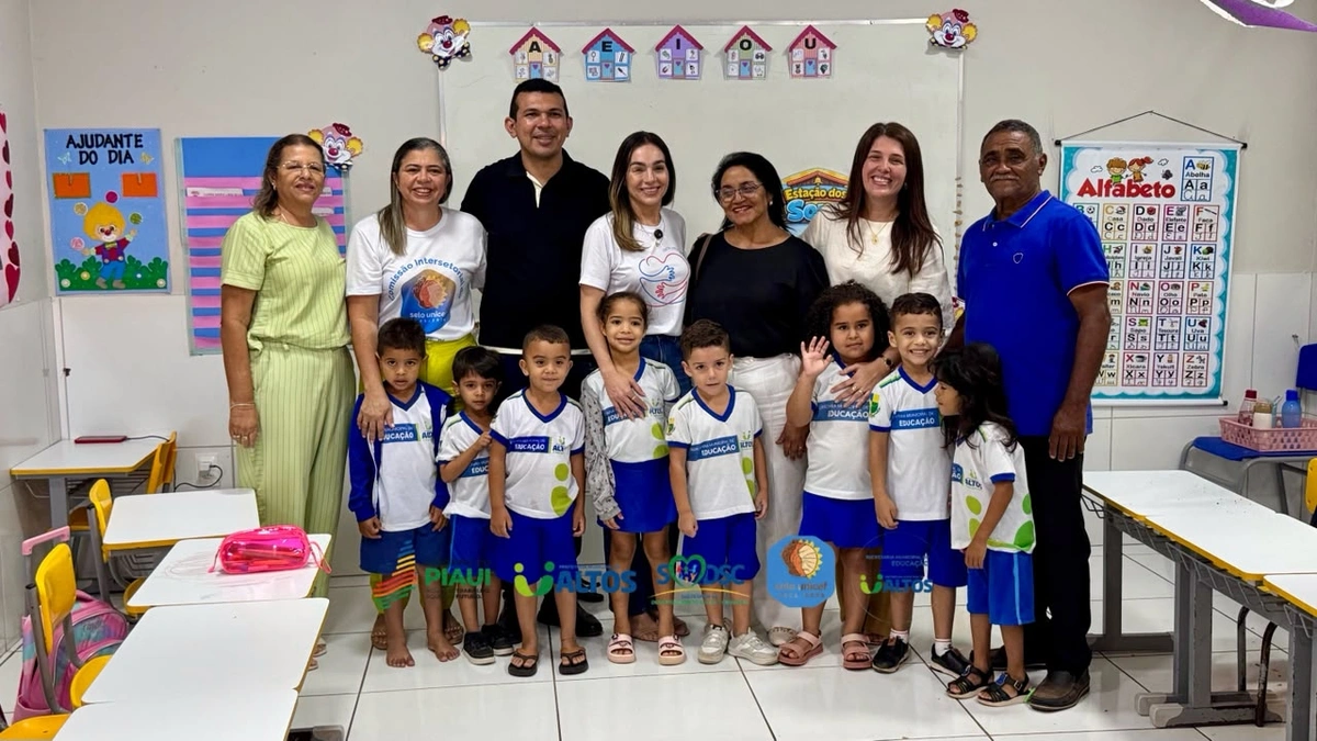 Altos recebe Kit Mobília-Creche e reforça ações voltadas à primeira infância